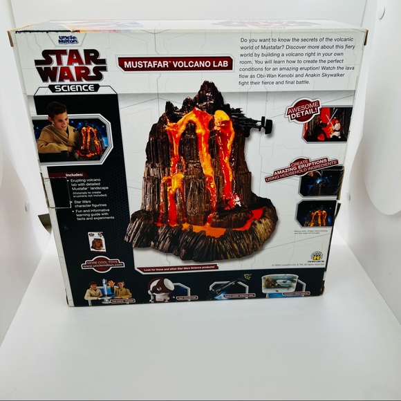 NWT Uncle Milton Star Wars Erupting Mustafar Volcano Kit - Picture 2 of 7